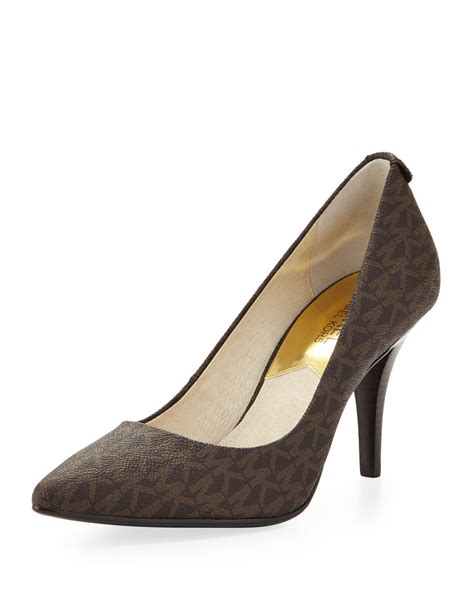 michael kors logo pumps